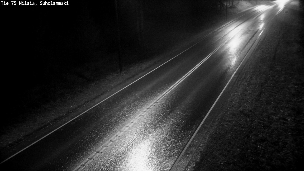 Weather Camera Image Road 75 Nilsiä, Suholanmäki, Kuopio, Pohjois-Savo