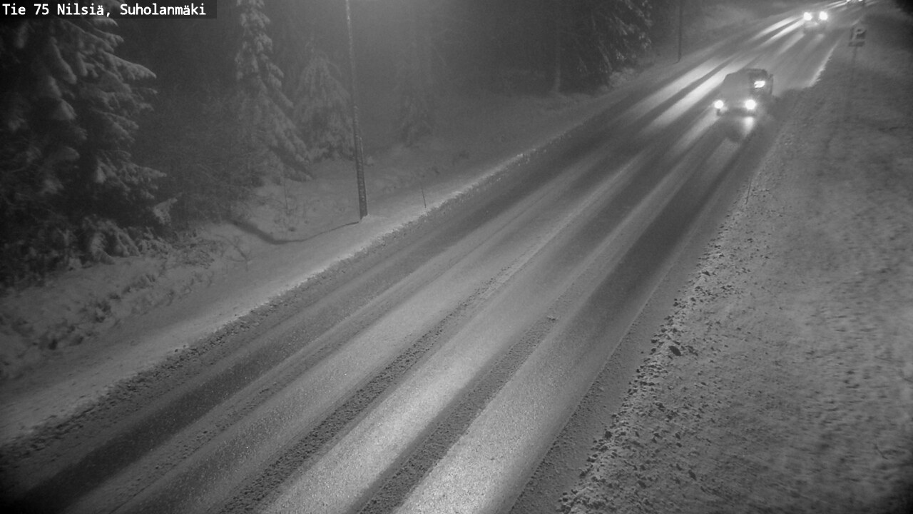 Weather Camera Image Road 75 Nilsiä, Suholanmäki, Kuopio, Pohjois-Savo