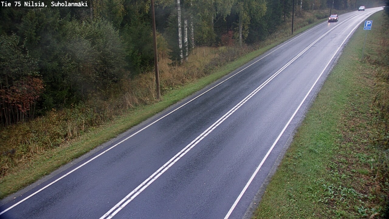Weather Camera Image Road 75 Nilsiä, Suholanmäki, Kuopio, Pohjois-Savo