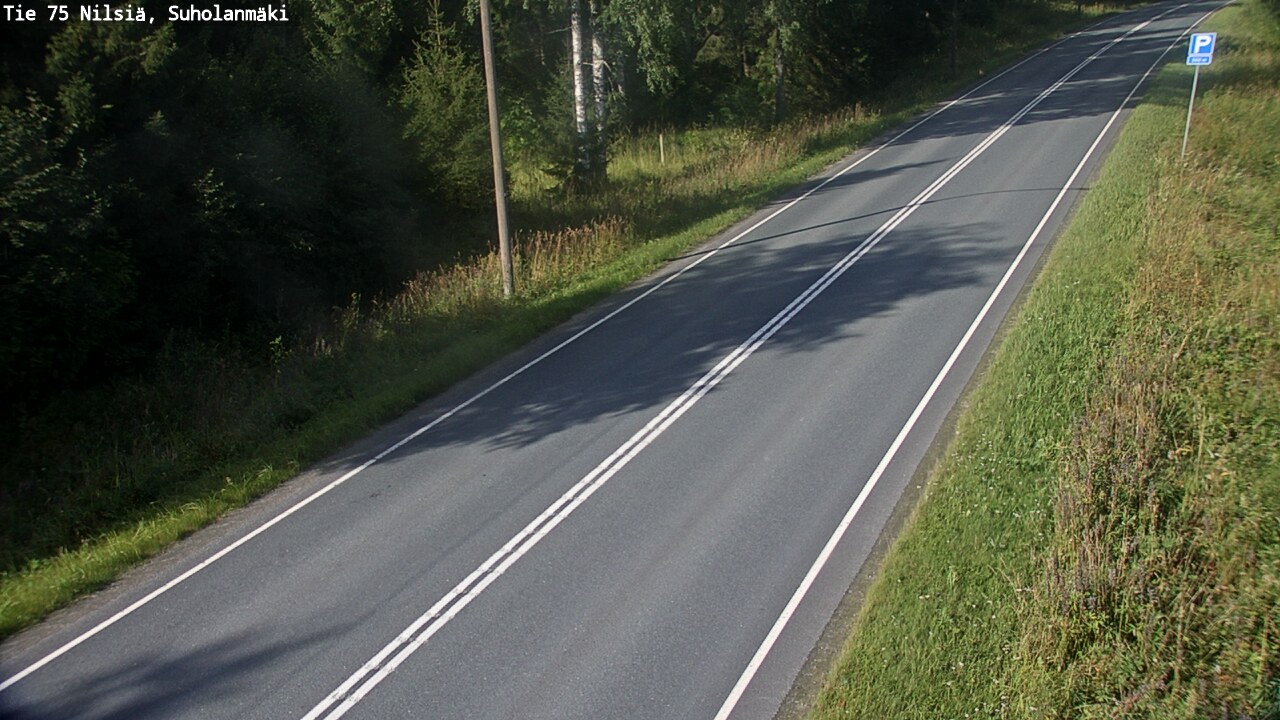 Weather Camera Image Väg 75 Nilsiä, Suholanmäki, Kuopio, Pohjois-Savo