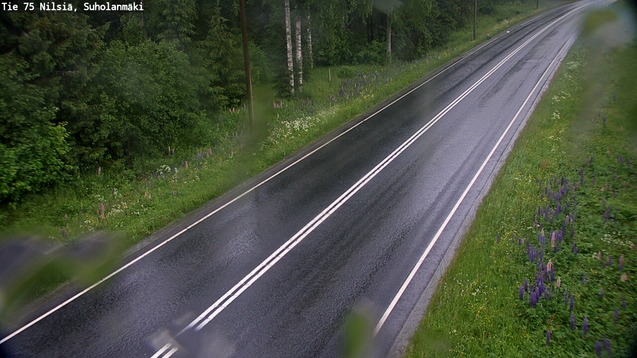 Weather Camera Image Road 75 Nilsiä, Suholanmäki, Kuopio, Pohjois-Savo