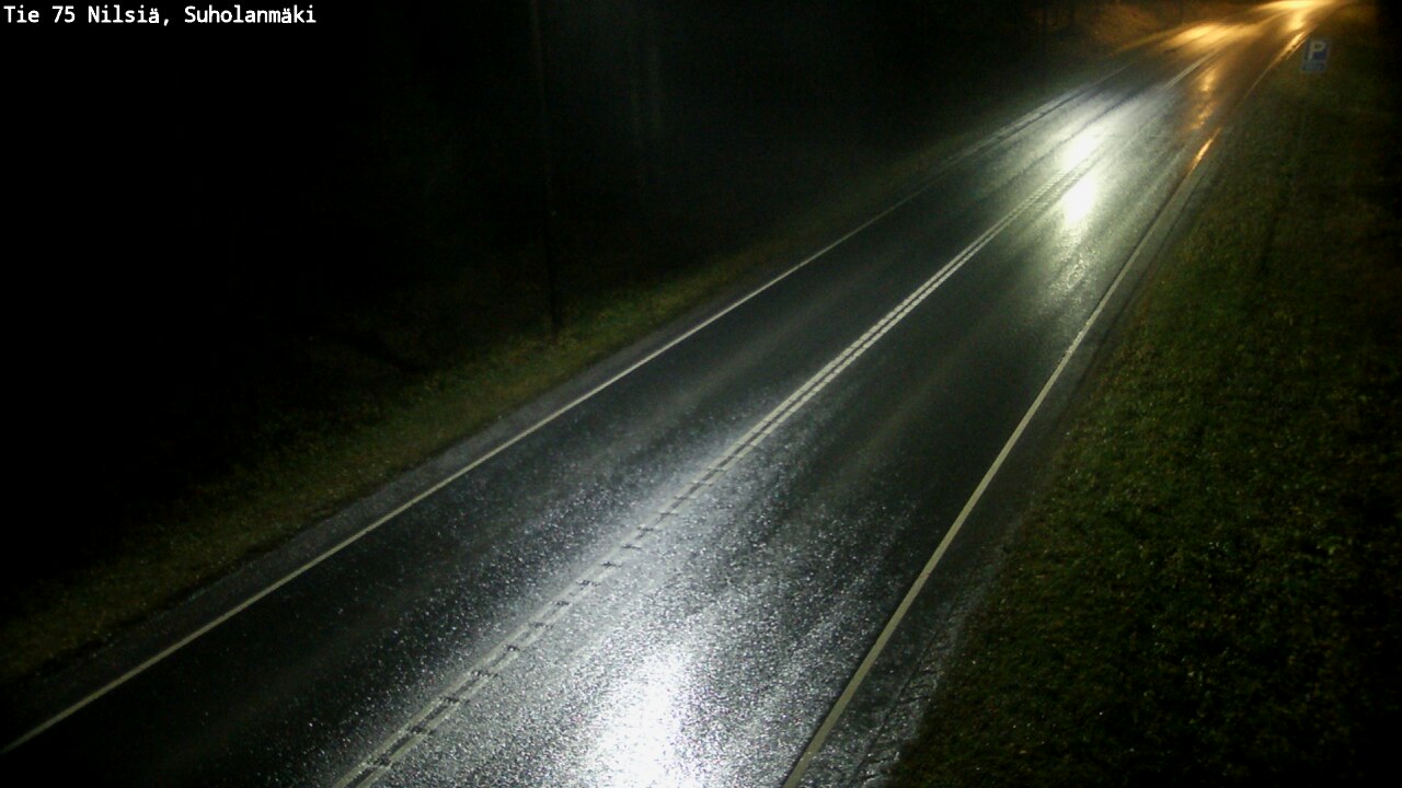 Weather Camera Image Väg 75 Nilsiä, Suholanmäki, Kuopio, Pohjois-Savo
