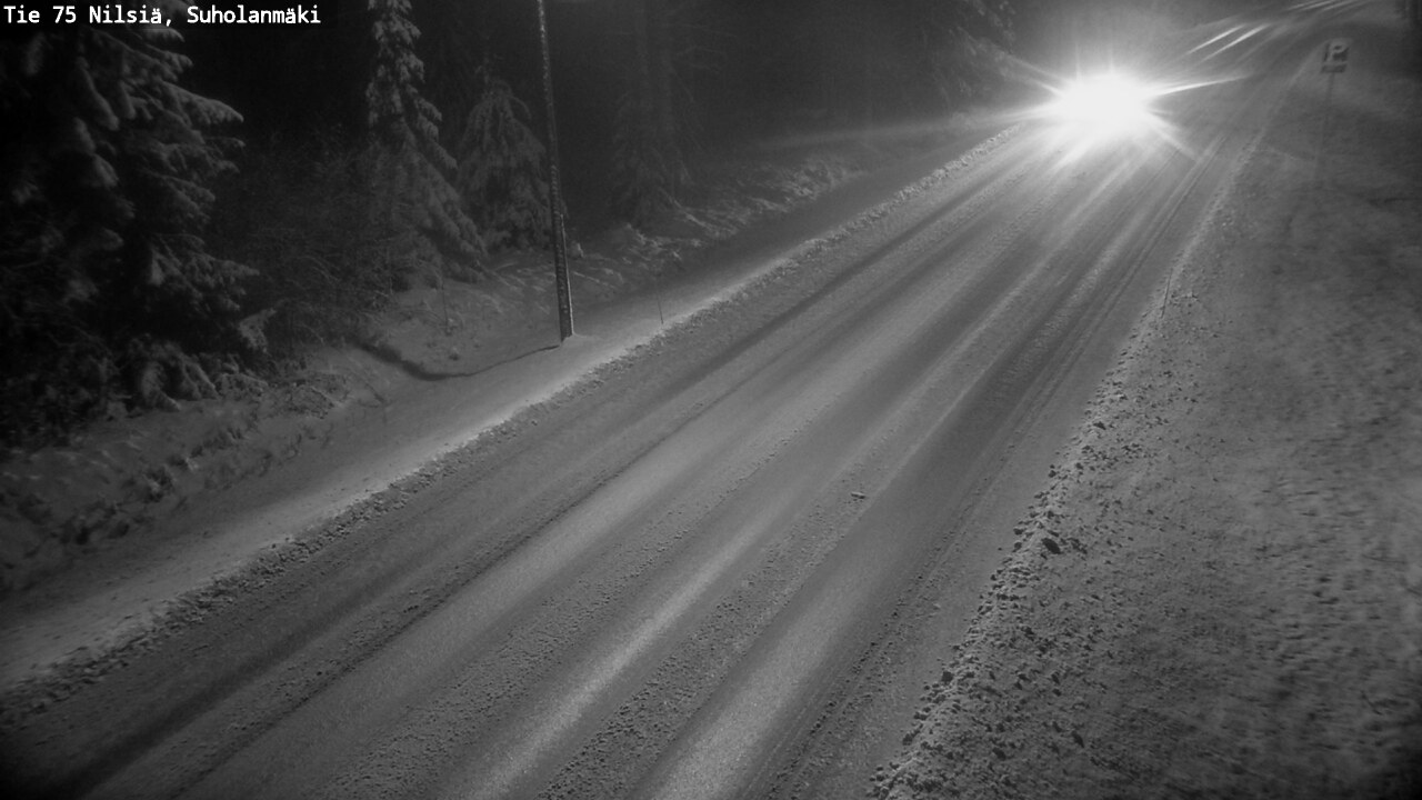 Weather Camera Image Road 75 Nilsiä, Suholanmäki, Kuopio, Pohjois-Savo