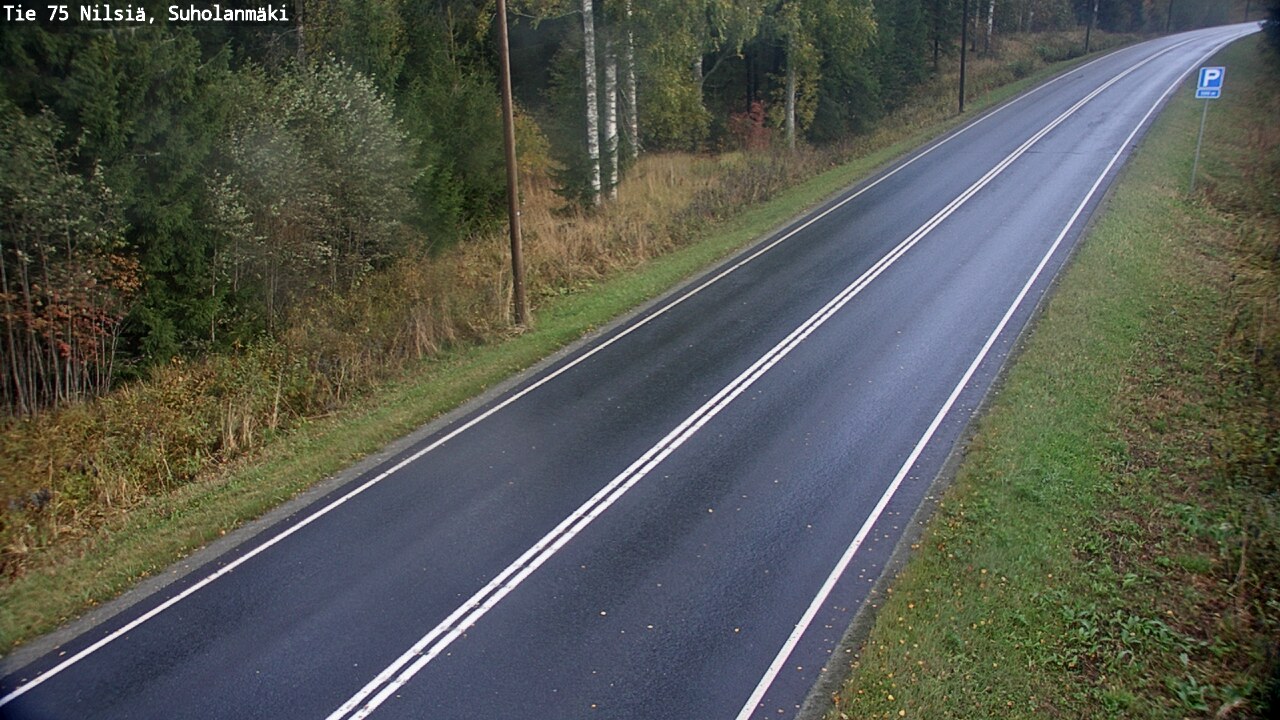 Weather Camera Image Road 75 Nilsiä, Suholanmäki, Kuopio, Pohjois-Savo