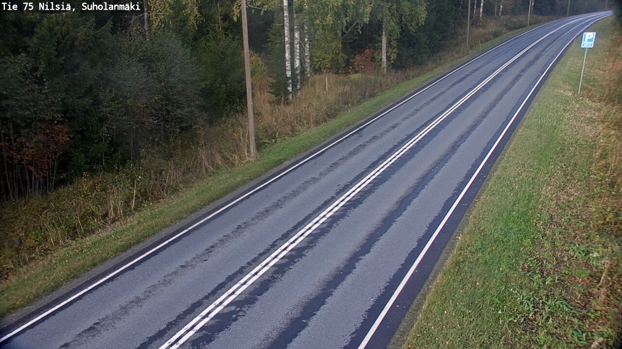 Weather Camera Image Road 75 Nilsiä, Suholanmäki, Kuopio, Pohjois-Savo