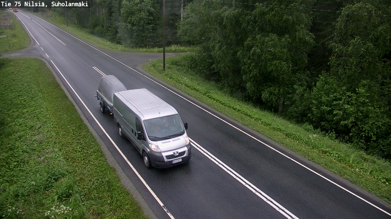 Weather Camera Image Väg 75 Nilsiä, Suholanmäki, Kuopio, Pohjois-Savo