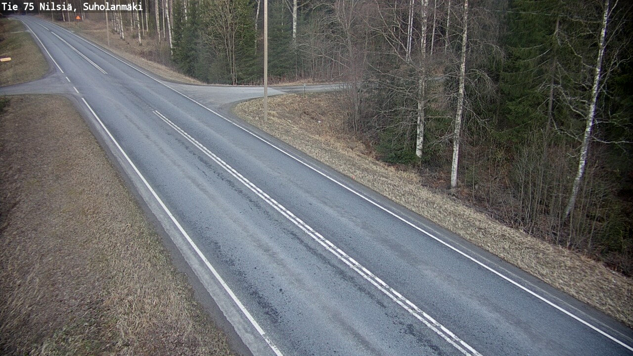 Weather Camera Image Road 75 Nilsiä, Suholanmäki, Kuopio, Pohjois-Savo