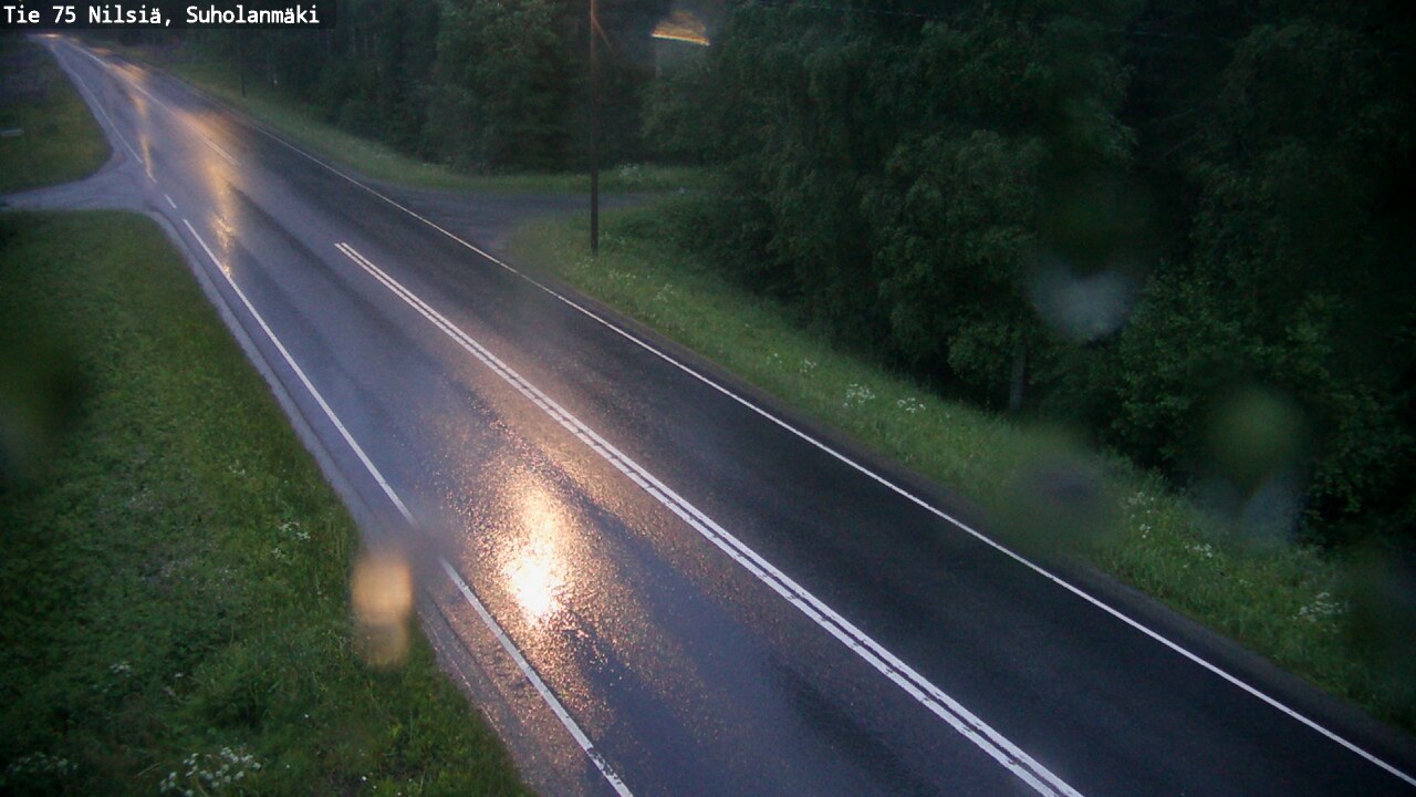 Weather Camera Image Road 75 Nilsiä, Suholanmäki, Kuopio, Pohjois-Savo