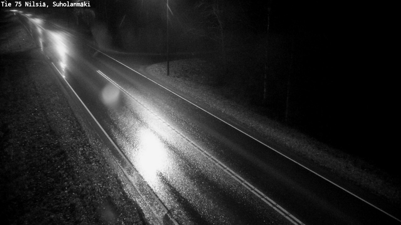 Weather Camera Image Road 75 Nilsiä, Suholanmäki, Kuopio, Pohjois-Savo
