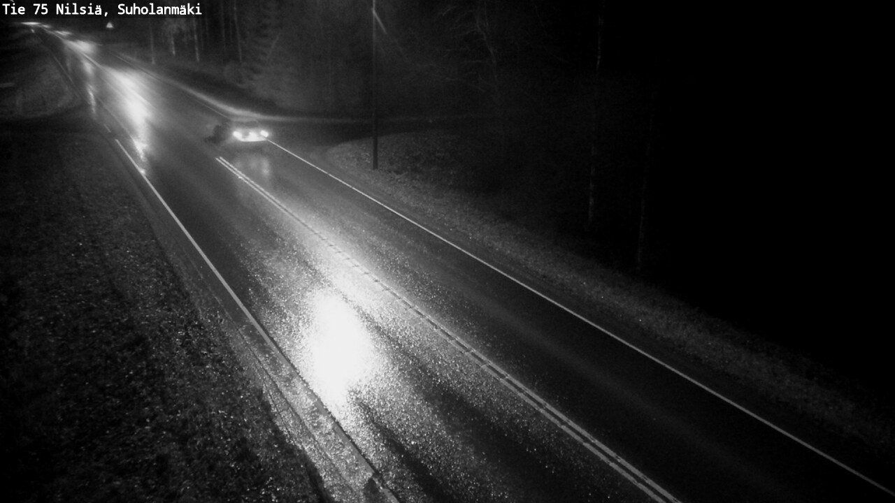 Weather Camera Image Väg 75 Nilsiä, Suholanmäki, Kuopio, Pohjois-Savo