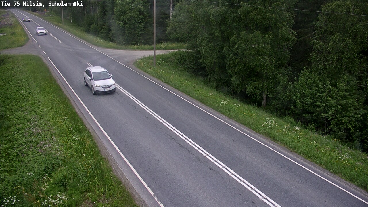 Weather Camera Image Road 75 Nilsiä, Suholanmäki, Kuopio, Pohjois-Savo