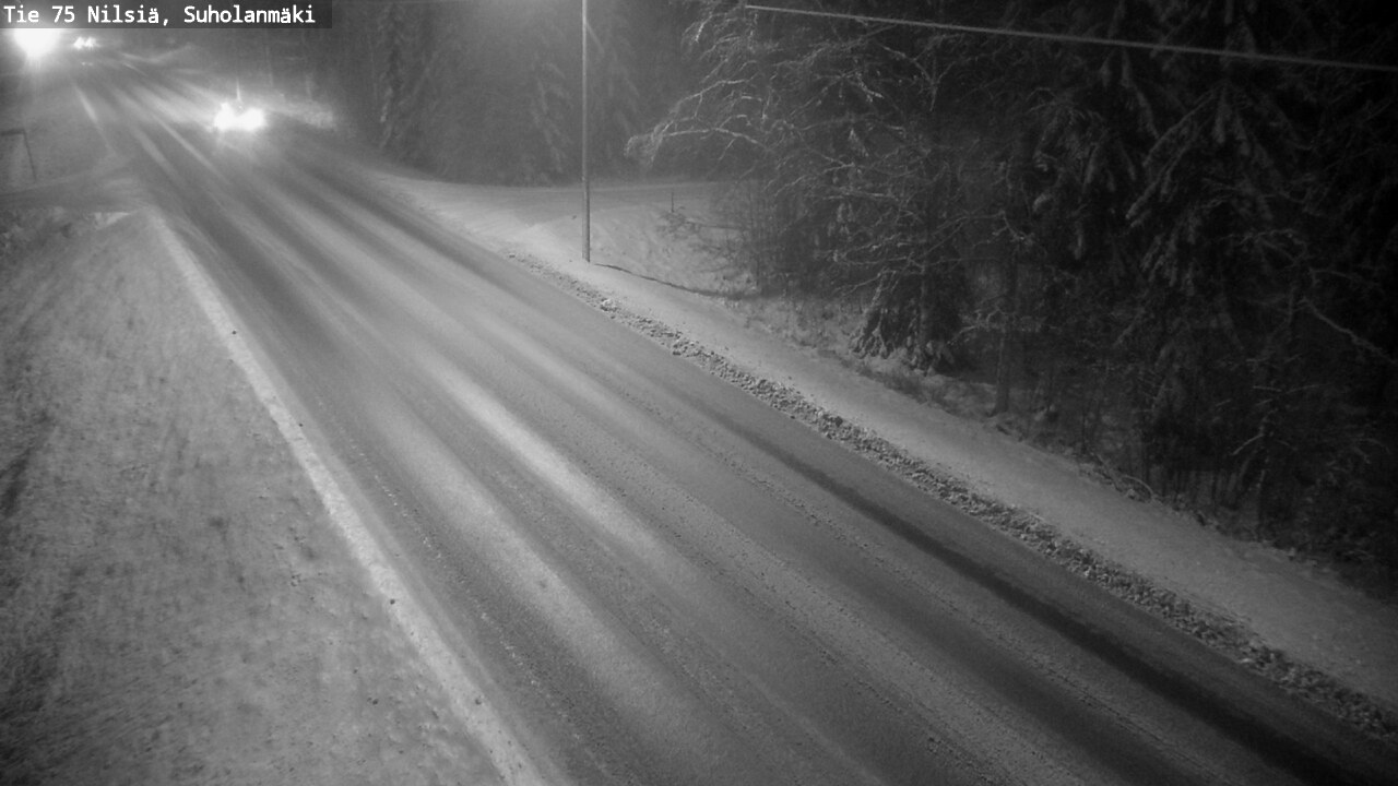 Weather Camera Image Road 75 Nilsiä, Suholanmäki, Kuopio, Pohjois-Savo