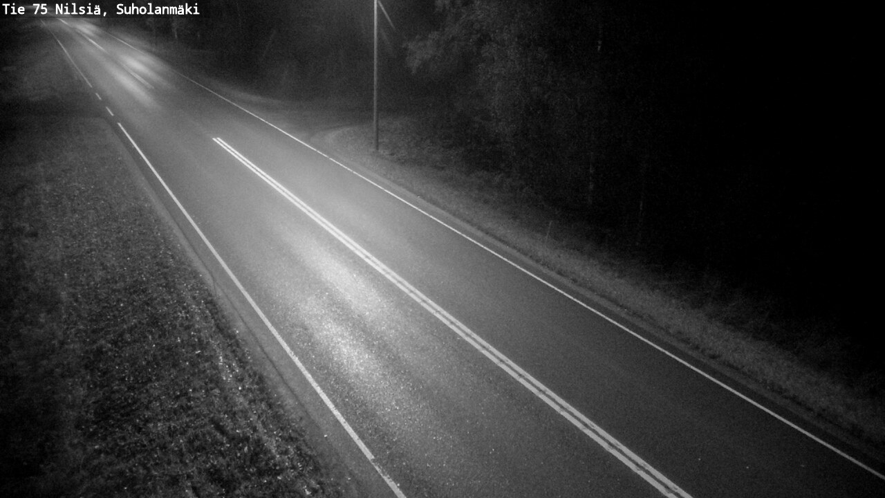 Weather Camera Image Road 75 Nilsiä, Suholanmäki, Kuopio, Pohjois-Savo