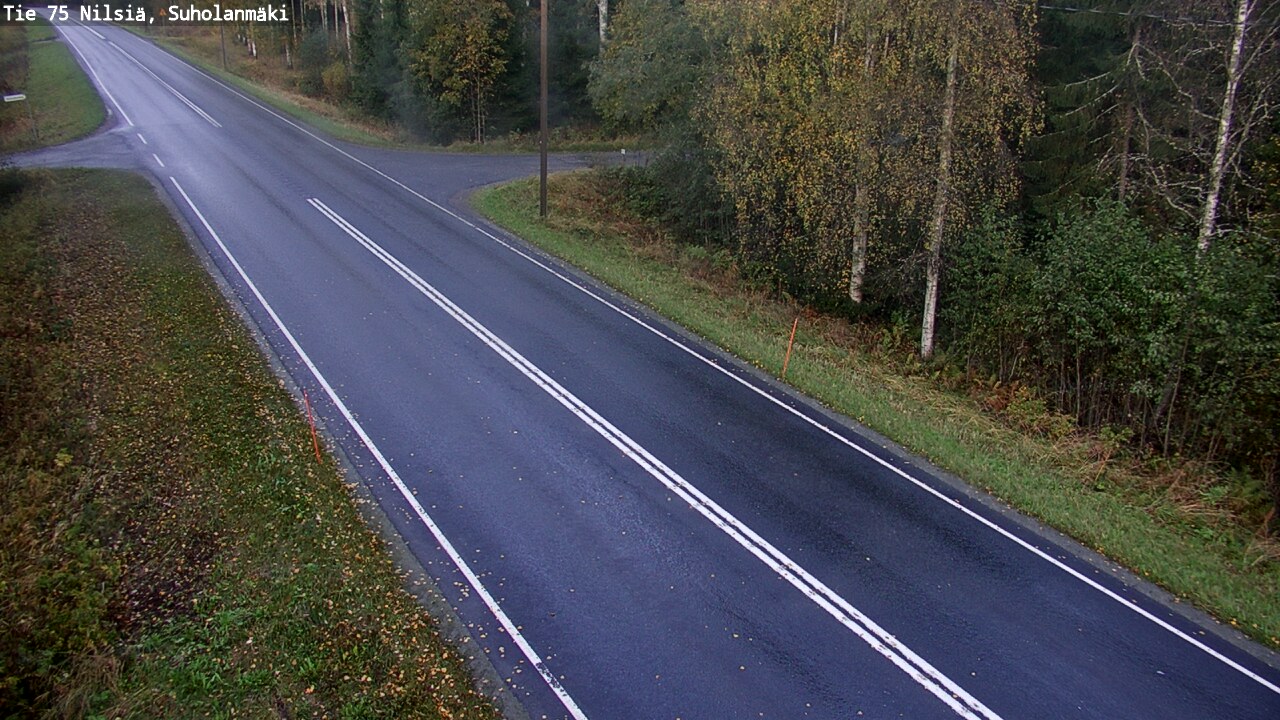 Weather Camera Image Road 75 Nilsiä, Suholanmäki, Kuopio, Pohjois-Savo