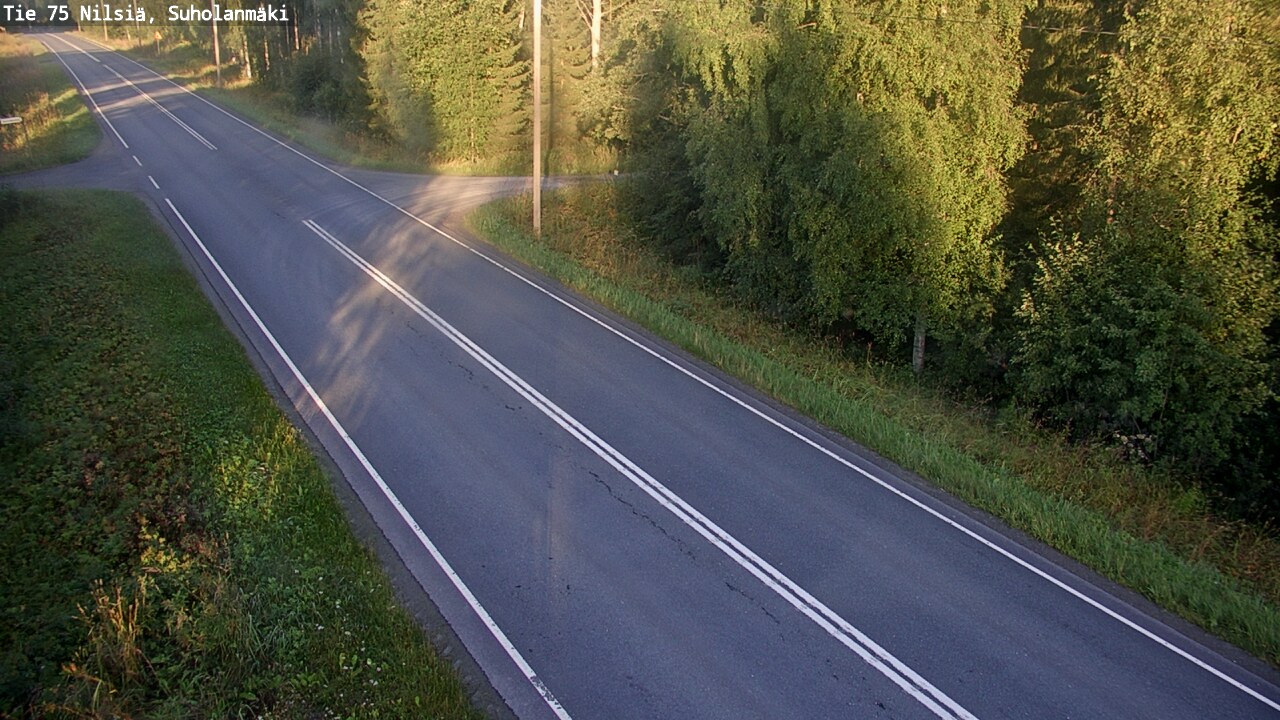 Weather Camera Image Road 75 Nilsiä, Suholanmäki, Kuopio, Pohjois-Savo