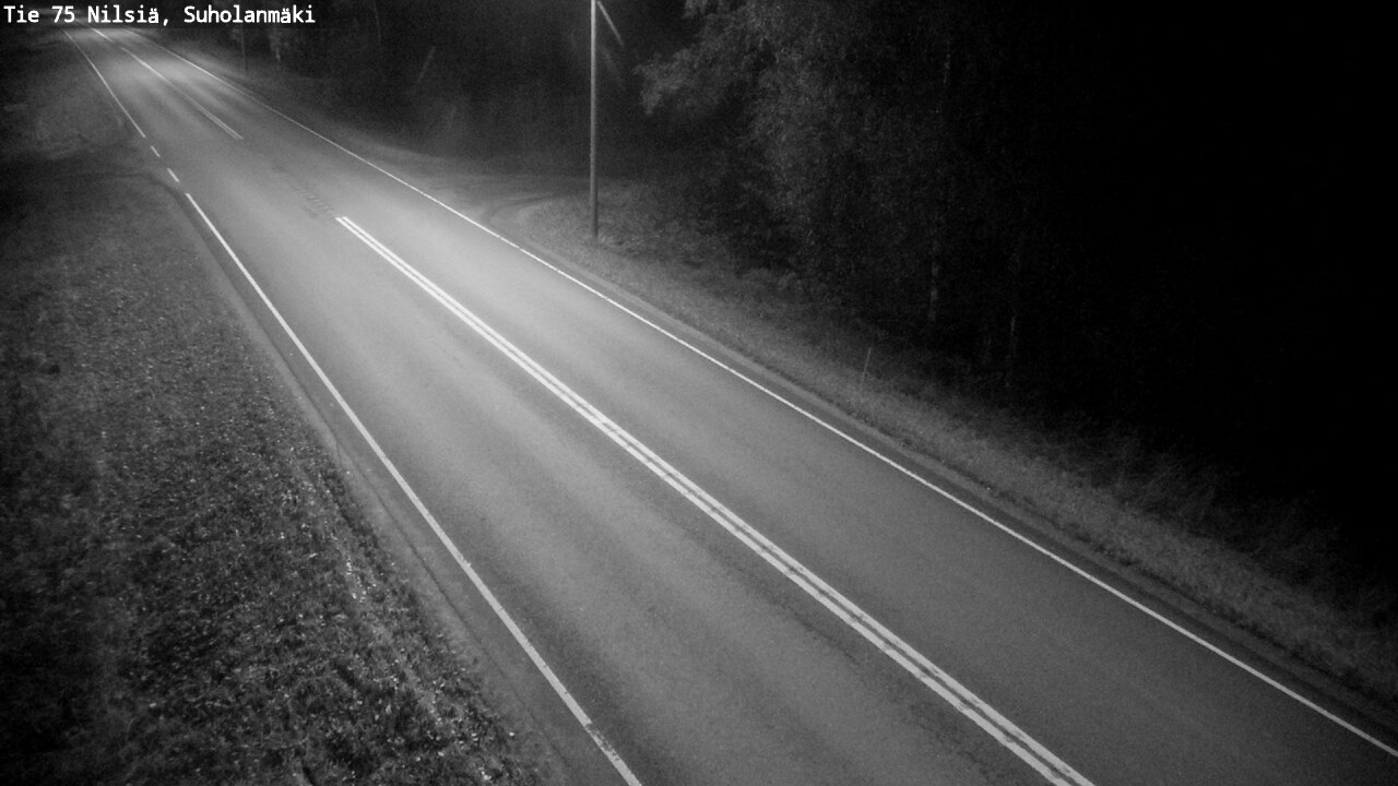 Weather Camera Image Road 75 Nilsiä, Suholanmäki, Kuopio, Pohjois-Savo