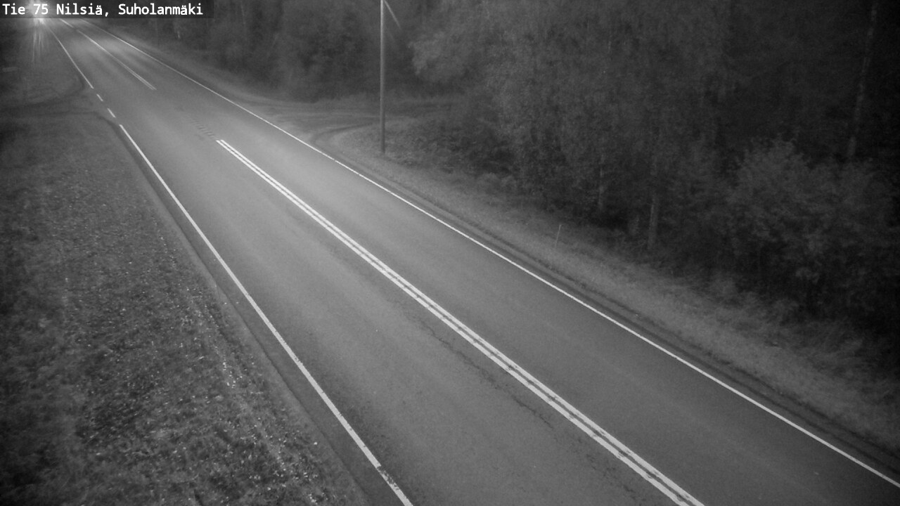 Weather Camera Image Road 75 Nilsiä, Suholanmäki, Kuopio, Pohjois-Savo