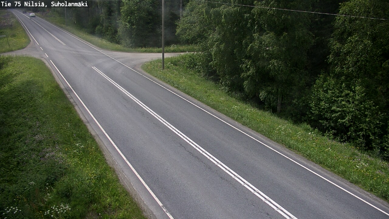 Weather Camera Image Road 75 Nilsiä, Suholanmäki, Kuopio, Pohjois-Savo