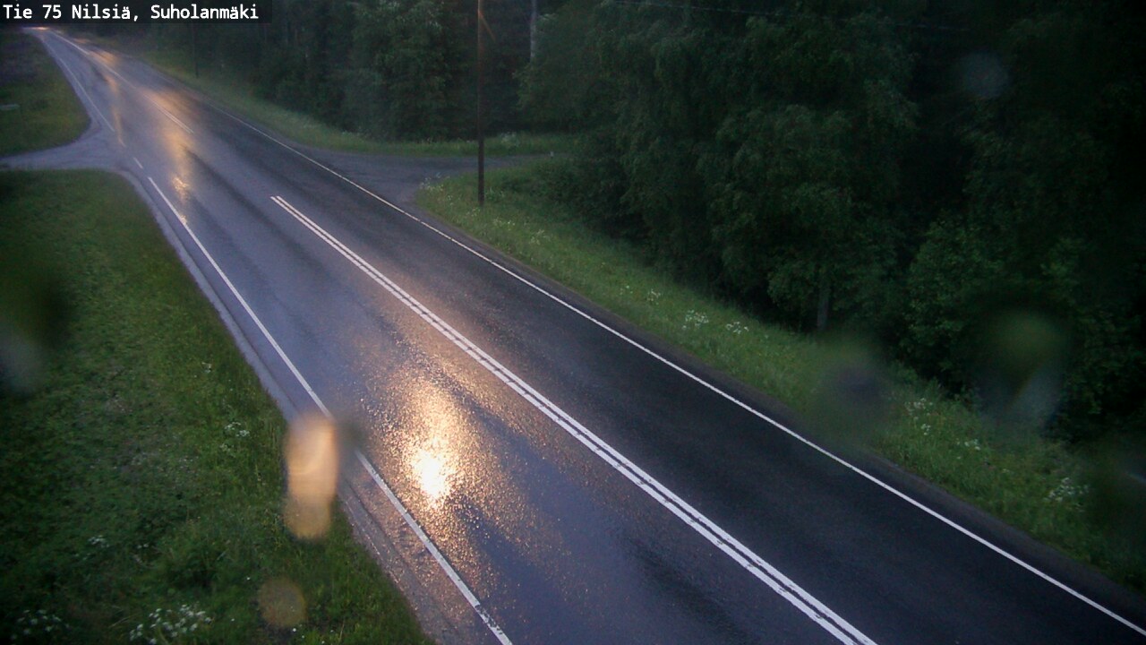 Weather Camera Image Road 75 Nilsiä, Suholanmäki, Kuopio, Pohjois-Savo