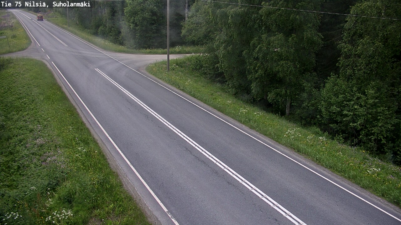 Weather Camera Image Road 75 Nilsiä, Suholanmäki, Kuopio, Pohjois-Savo