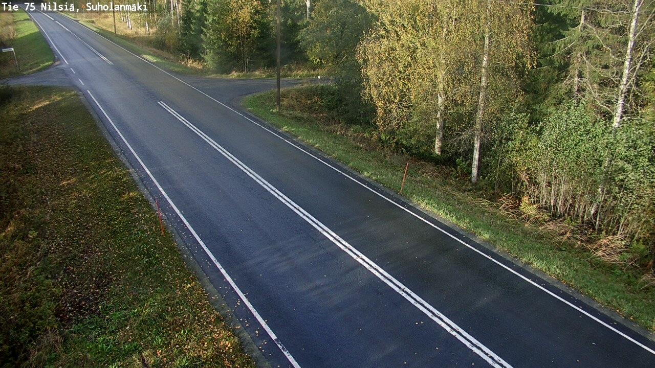 Weather Camera Image Road 75 Nilsiä, Suholanmäki, Kuopio, Pohjois-Savo