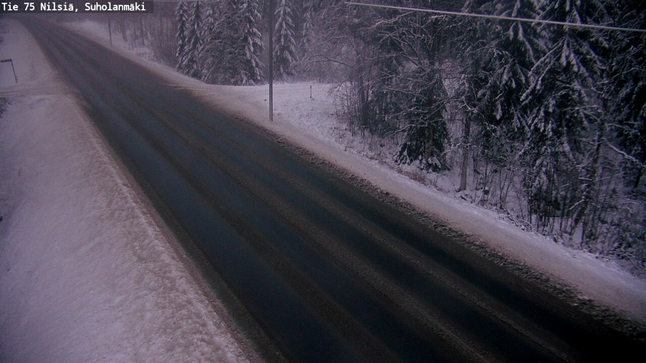 Weather Camera Image Road 75 Nilsiä, Suholanmäki, Kuopio, Pohjois-Savo