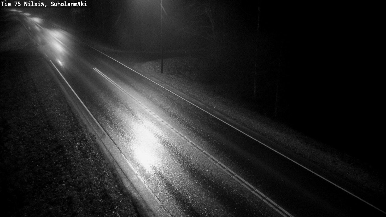 Weather Camera Image Road 75 Nilsiä, Suholanmäki, Kuopio, Pohjois-Savo