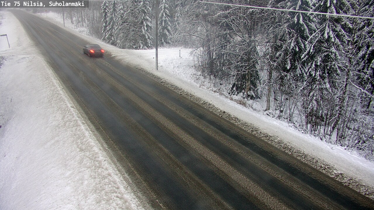 Weather Camera Image Road 75 Nilsiä, Suholanmäki, Kuopio, Pohjois-Savo