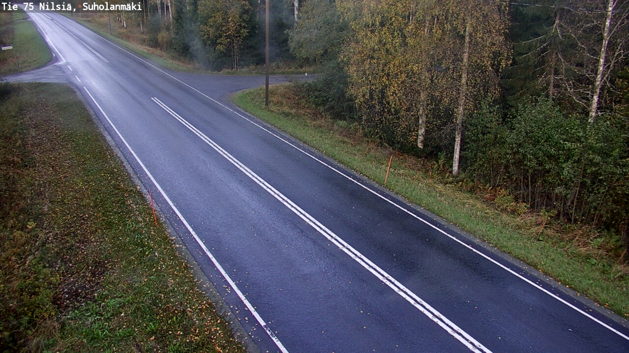 Weather Camera Image Road 75 Nilsiä, Suholanmäki, Kuopio, Pohjois-Savo