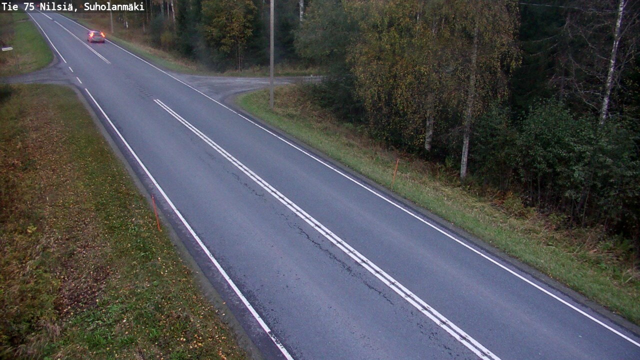 Weather Camera Image Road 75 Nilsiä, Suholanmäki, Kuopio, Pohjois-Savo