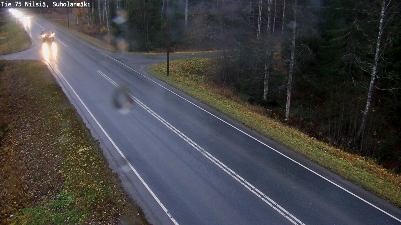 Weather Camera Image Väg 75 Nilsiä, Suholanmäki, Kuopio, Pohjois-Savo