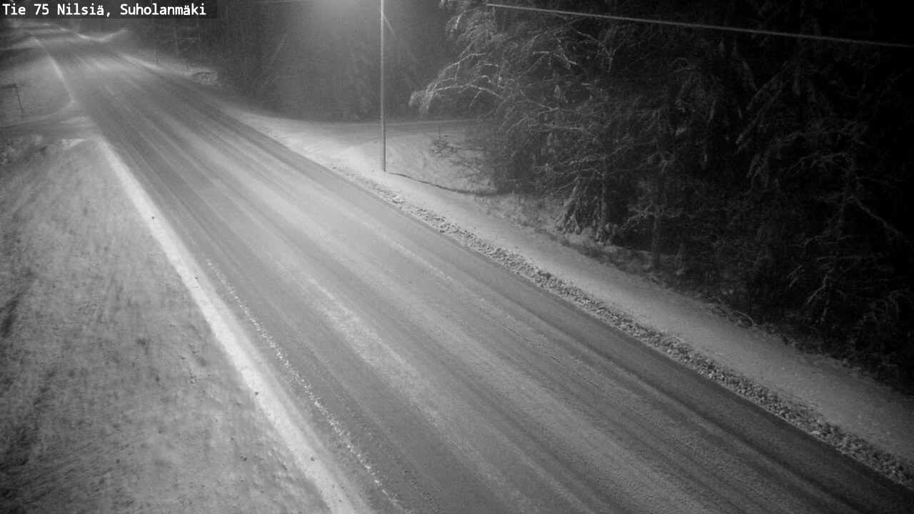 Weather Camera Image Road 75 Nilsiä, Suholanmäki, Kuopio, Pohjois-Savo