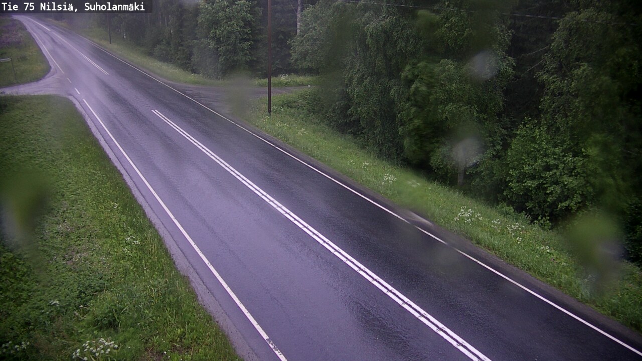 Weather Camera Image Road 75 Nilsiä, Suholanmäki, Kuopio, Pohjois-Savo