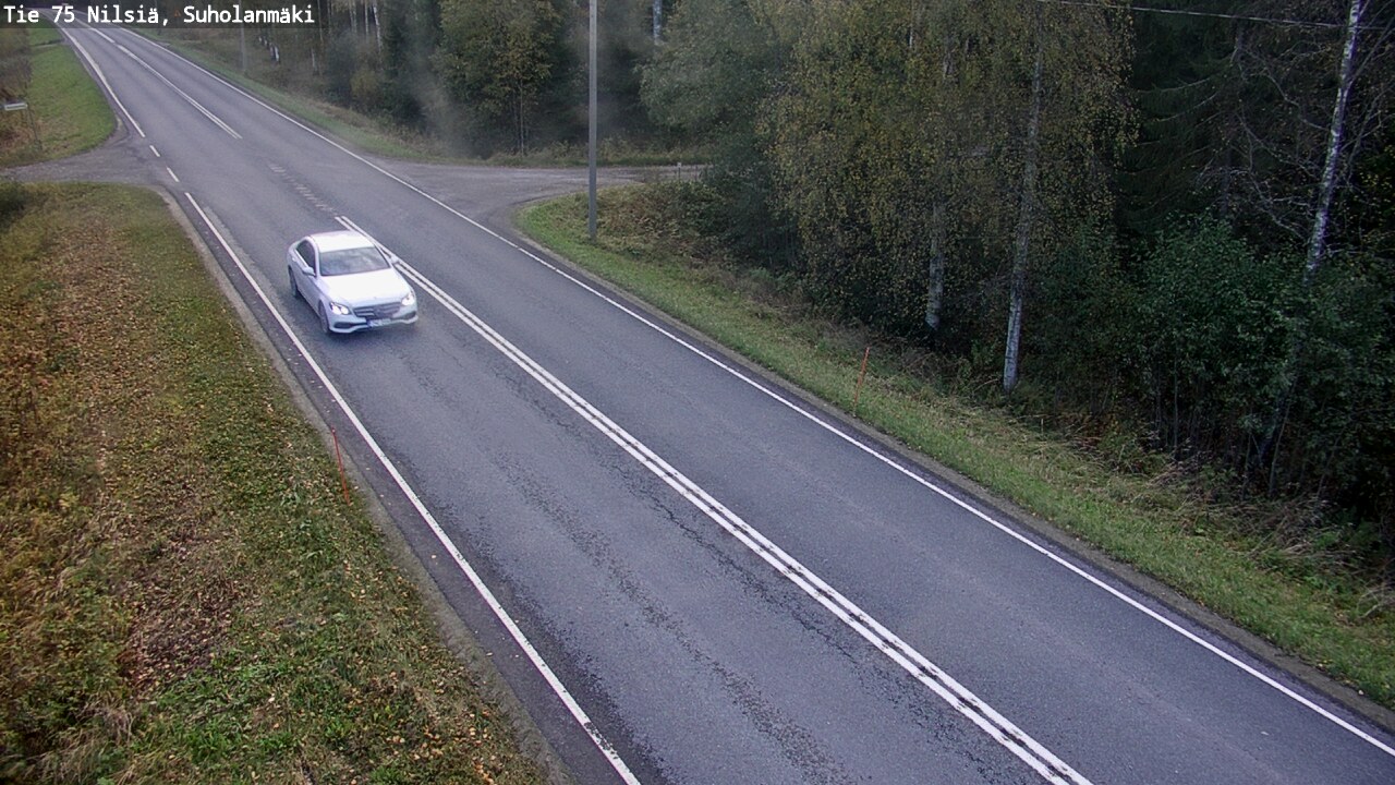 Weather Camera Image Road 75 Nilsiä, Suholanmäki, Kuopio, Pohjois-Savo