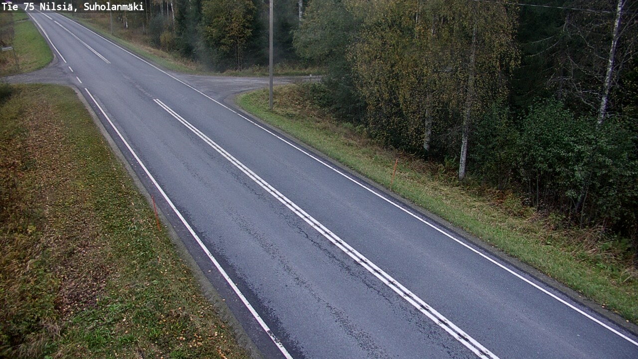 Weather Camera Image Road 75 Nilsiä, Suholanmäki, Kuopio, Pohjois-Savo