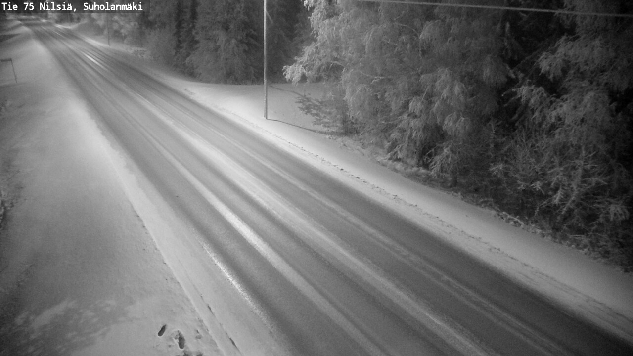 Weather Camera Image Väg 75 Nilsiä, Suholanmäki, Kuopio, Pohjois-Savo