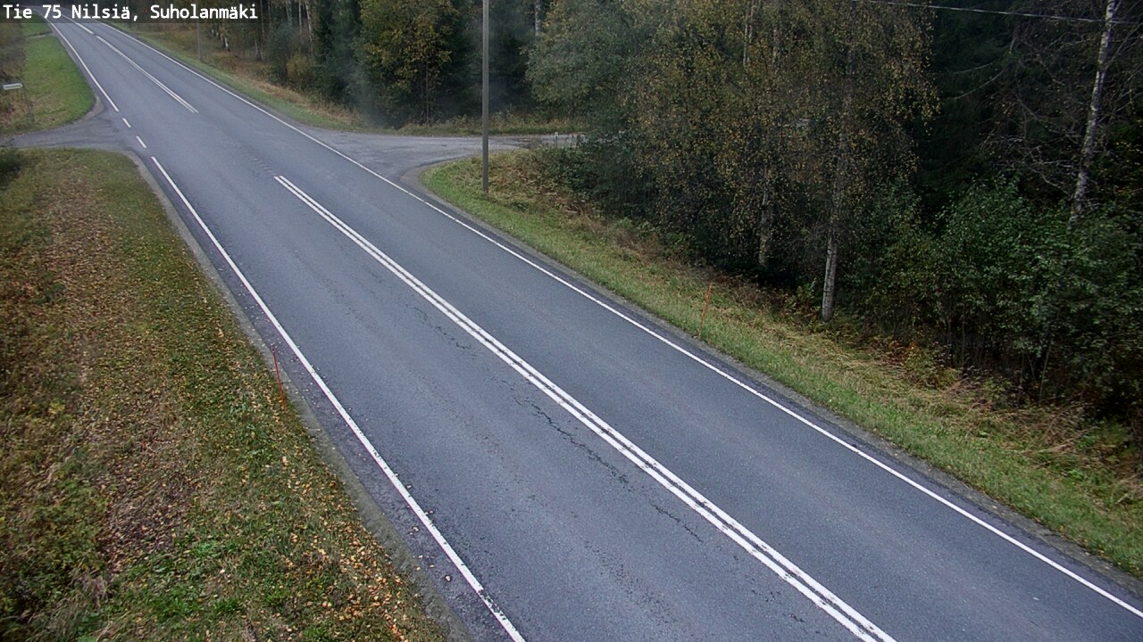 Weather Camera Image Road 75 Nilsiä, Suholanmäki, Kuopio, Pohjois-Savo