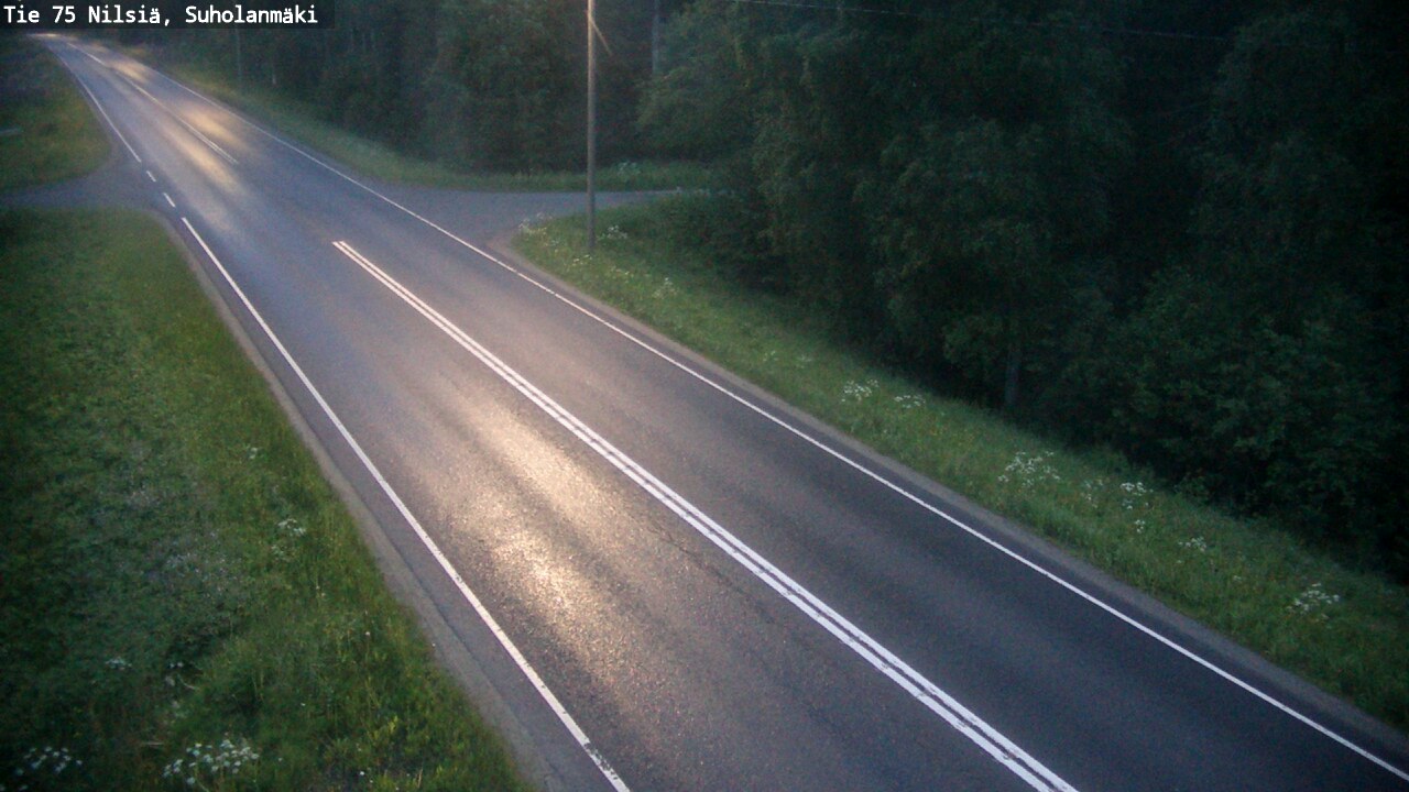 Weather Camera Image Road 75 Nilsiä, Suholanmäki, Kuopio, Pohjois-Savo