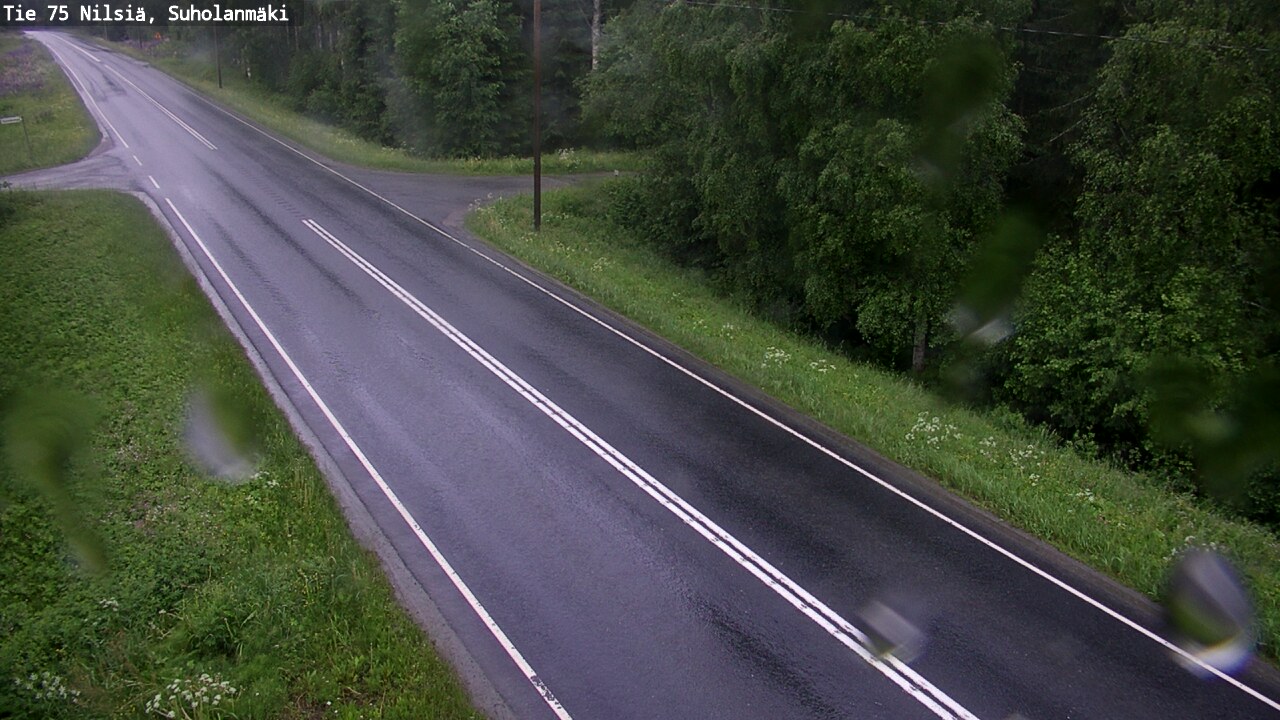 Weather Camera Image Road 75 Nilsiä, Suholanmäki, Kuopio, Pohjois-Savo
