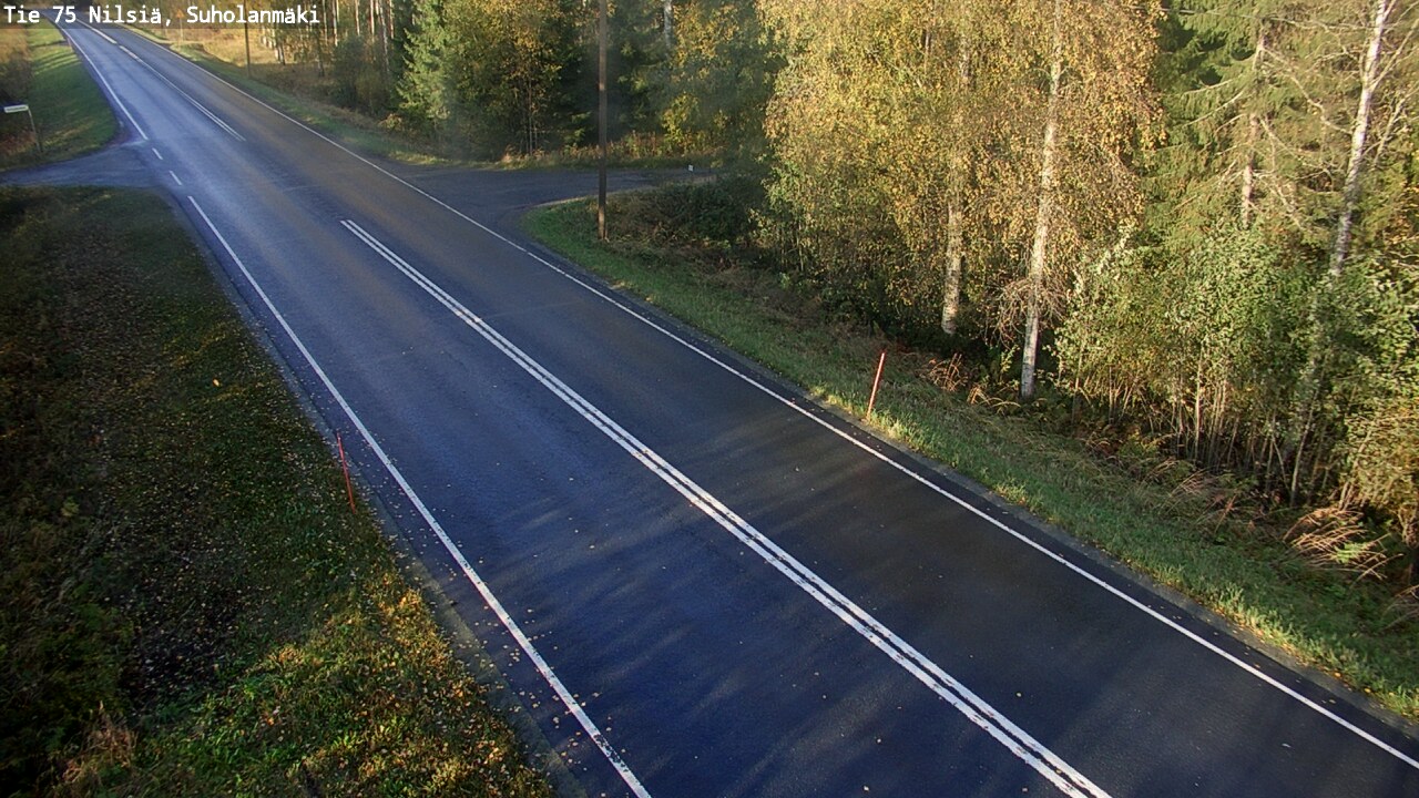 Weather Camera Image Road 75 Nilsiä, Suholanmäki, Kuopio, Pohjois-Savo