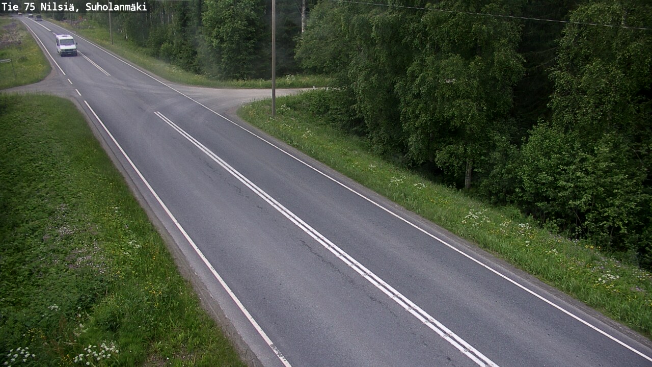 Weather Camera Image Road 75 Nilsiä, Suholanmäki, Kuopio, Pohjois-Savo