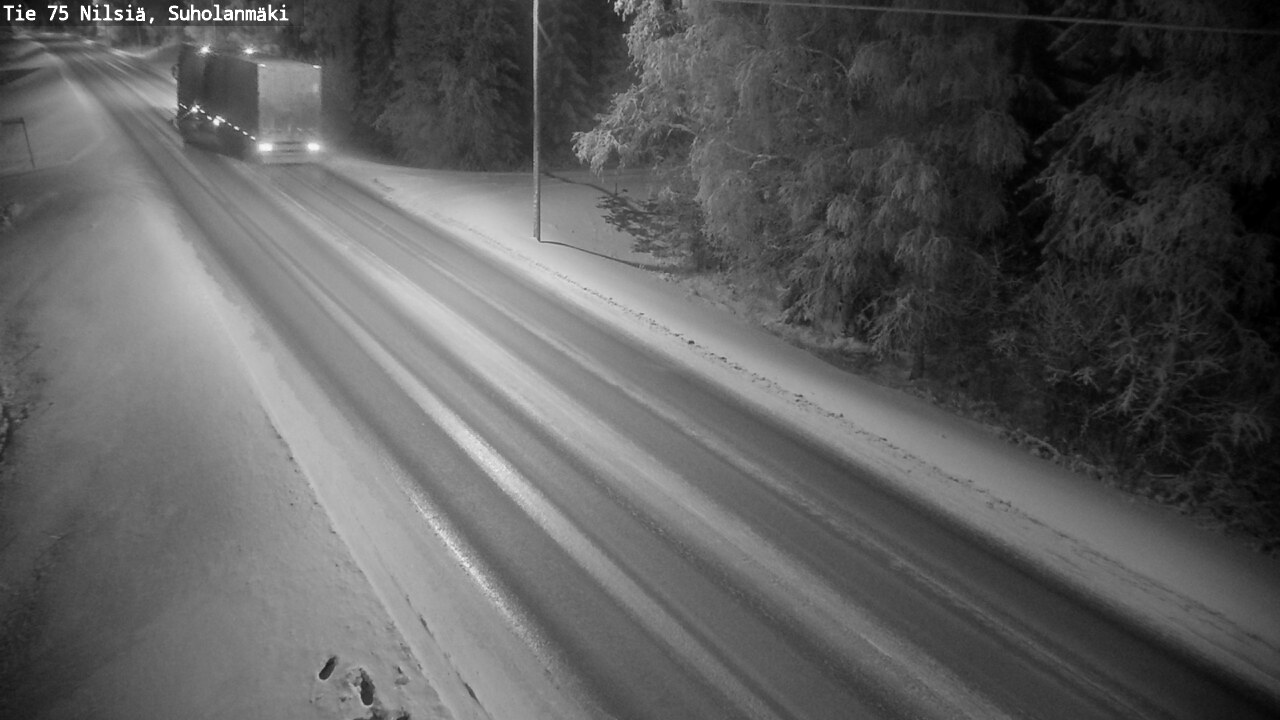 Weather Camera Image Väg 75 Nilsiä, Suholanmäki, Kuopio, Pohjois-Savo