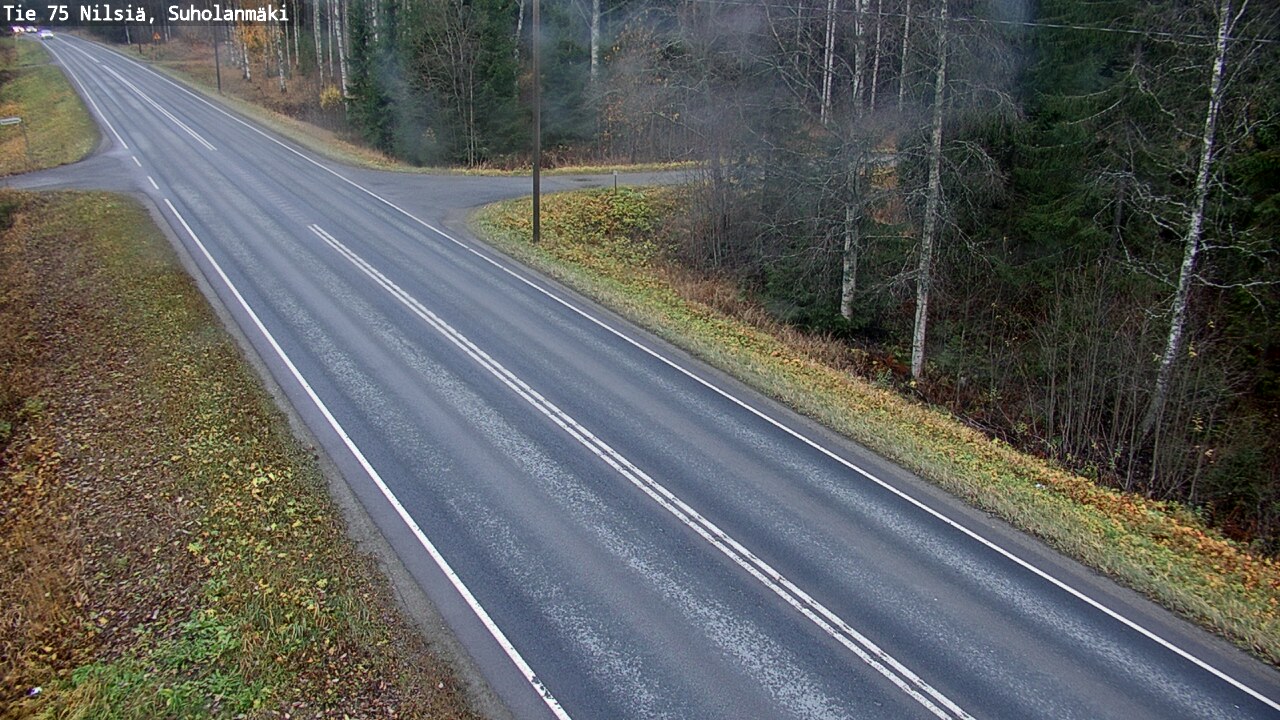 Weather Camera Image Väg 75 Nilsiä, Suholanmäki, Kuopio, Pohjois-Savo