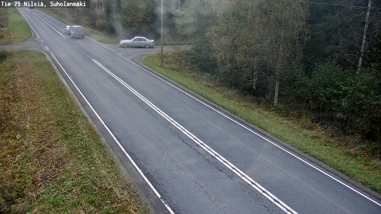 Weather Camera Image Road 75 Nilsiä, Suholanmäki, Kuopio, Pohjois-Savo