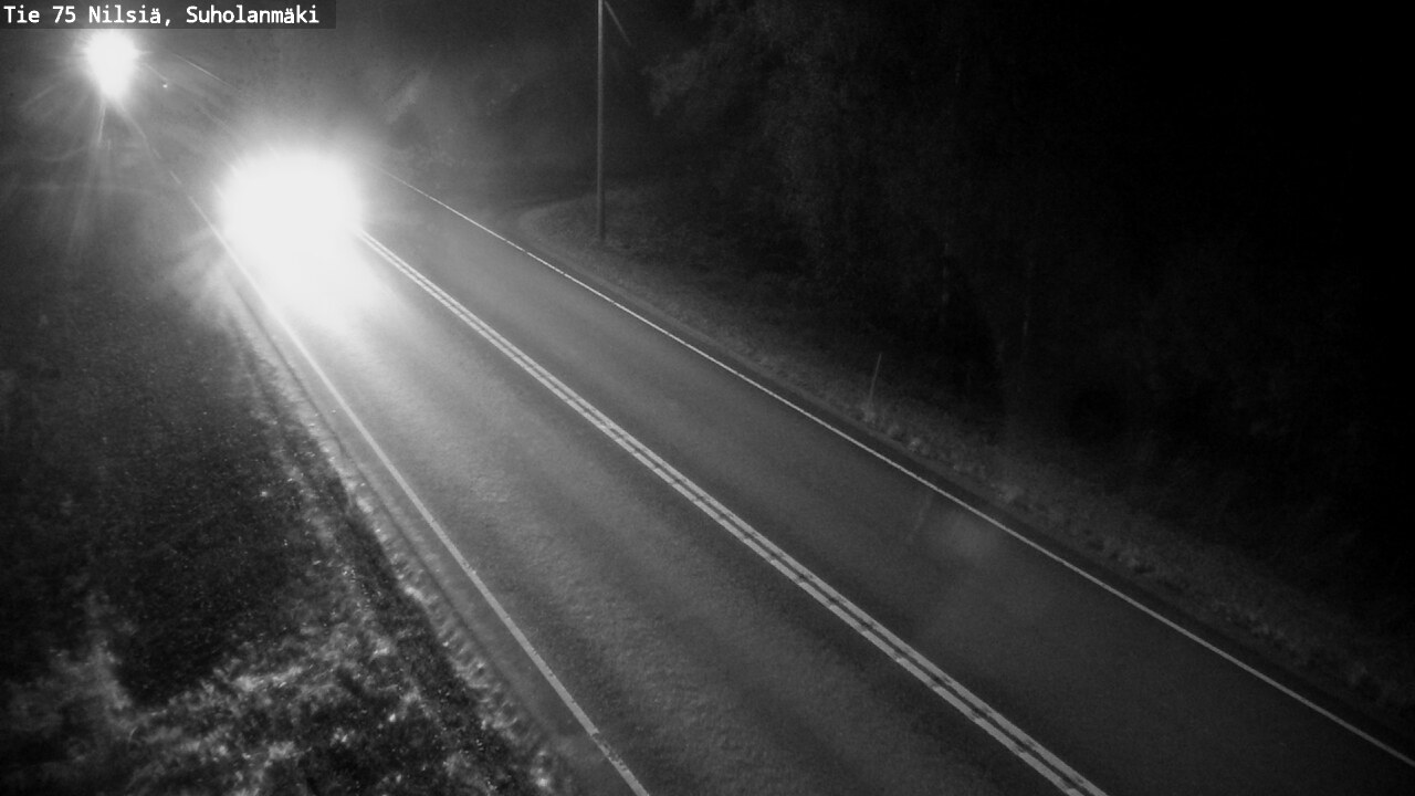 Weather Camera Image Road 75 Nilsiä, Suholanmäki, Kuopio, Pohjois-Savo