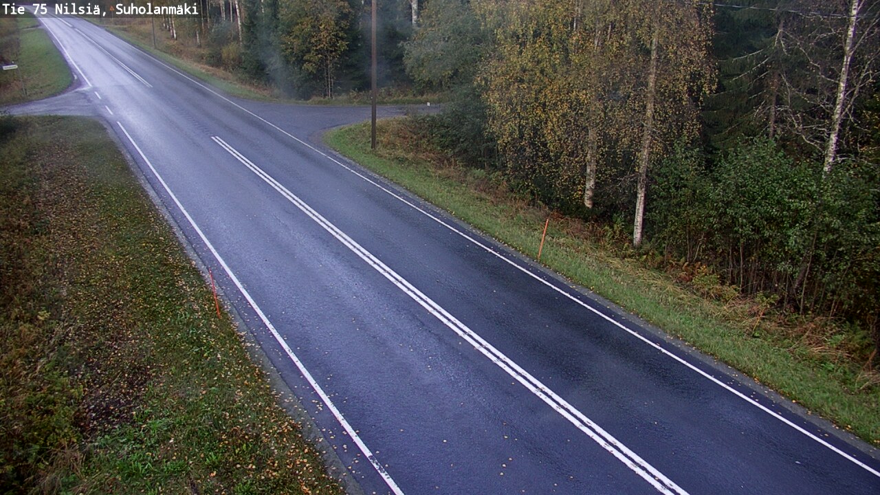 Weather Camera Image Road 75 Nilsiä, Suholanmäki, Kuopio, Pohjois-Savo