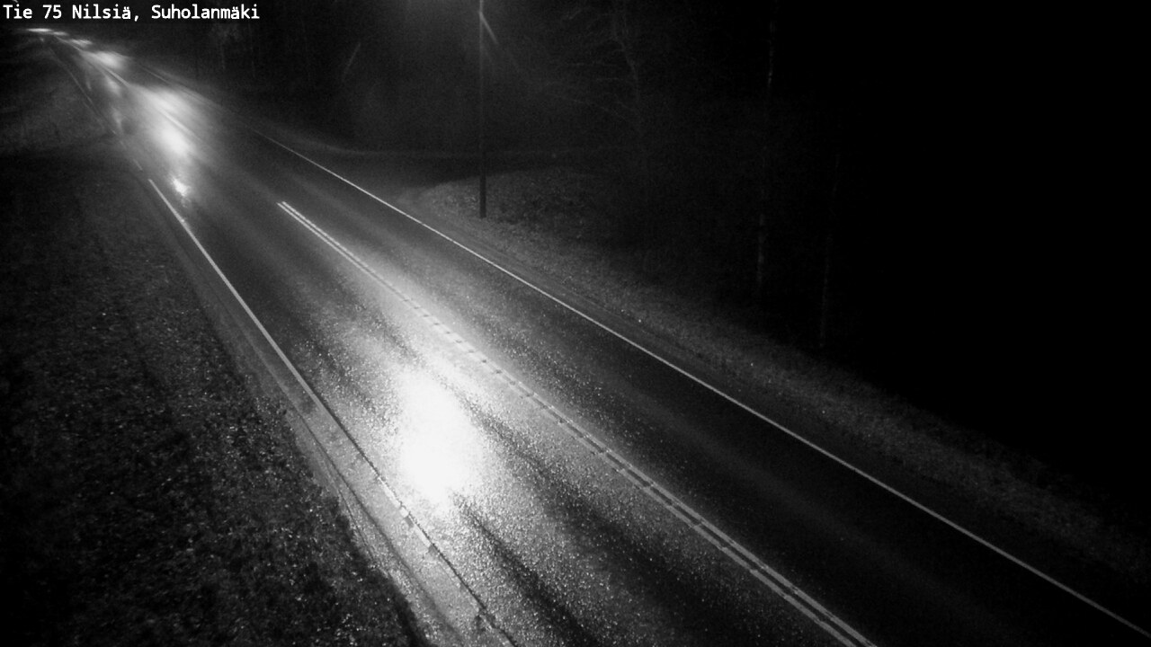 Weather Camera Image Road 75 Nilsiä, Suholanmäki, Kuopio, Pohjois-Savo