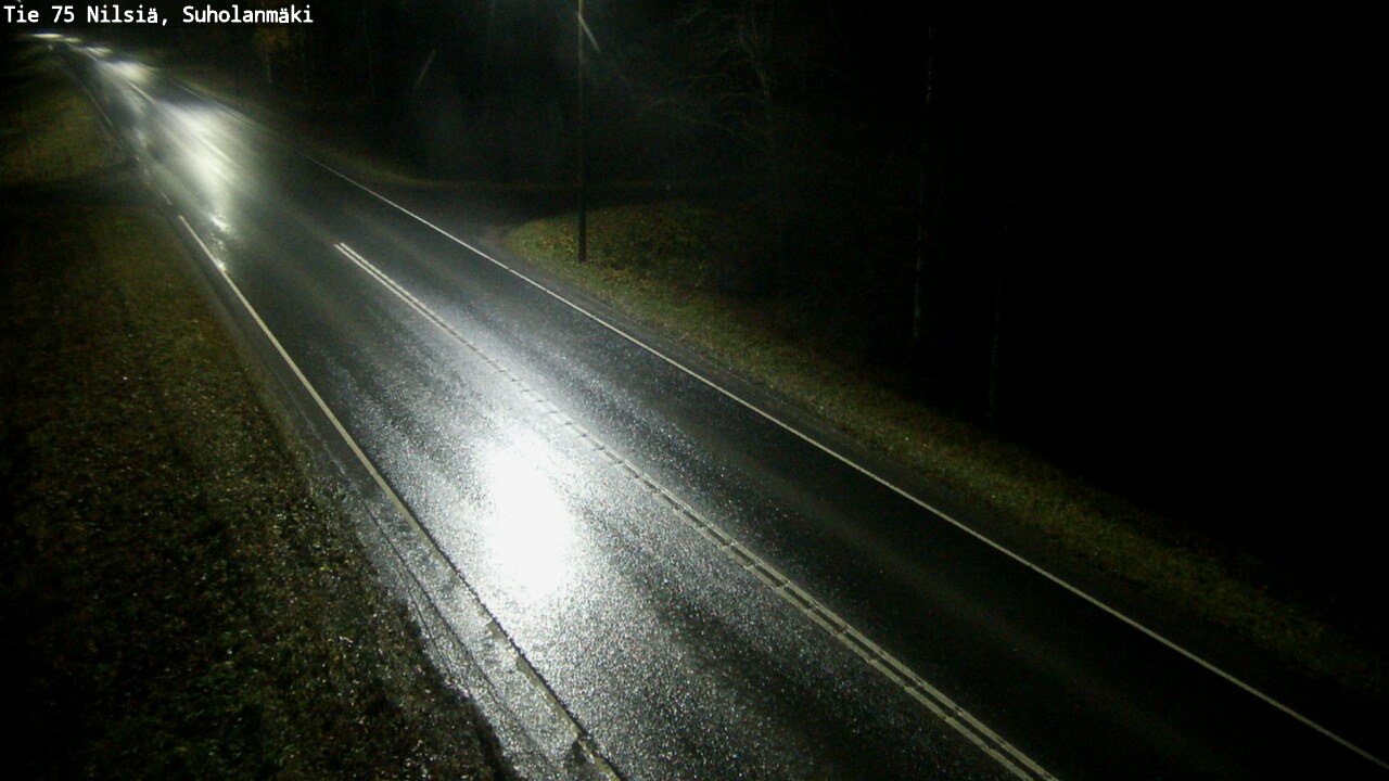 Weather Camera Image Väg 75 Nilsiä, Suholanmäki, Kuopio, Pohjois-Savo