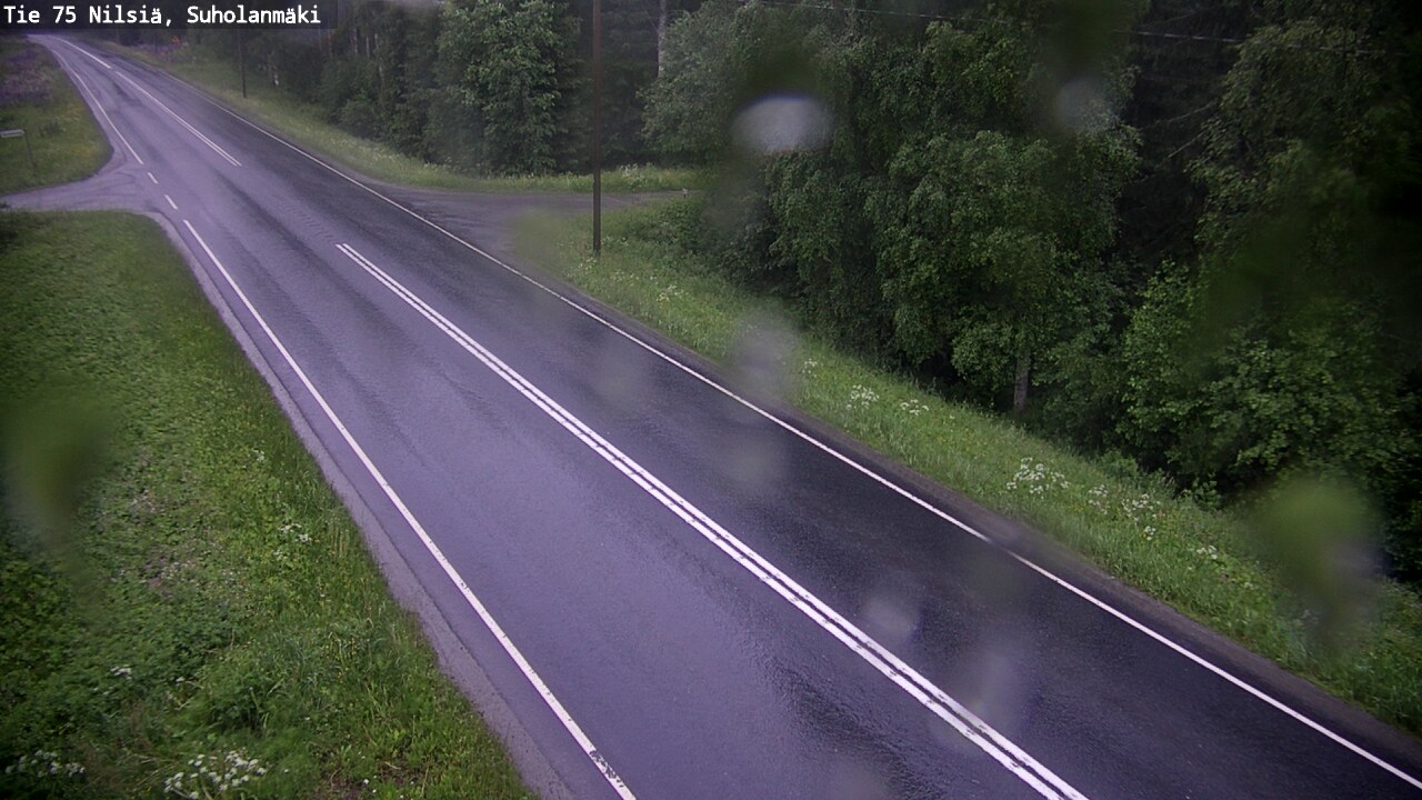 Weather Camera Image Road 75 Nilsiä, Suholanmäki, Kuopio, Pohjois-Savo