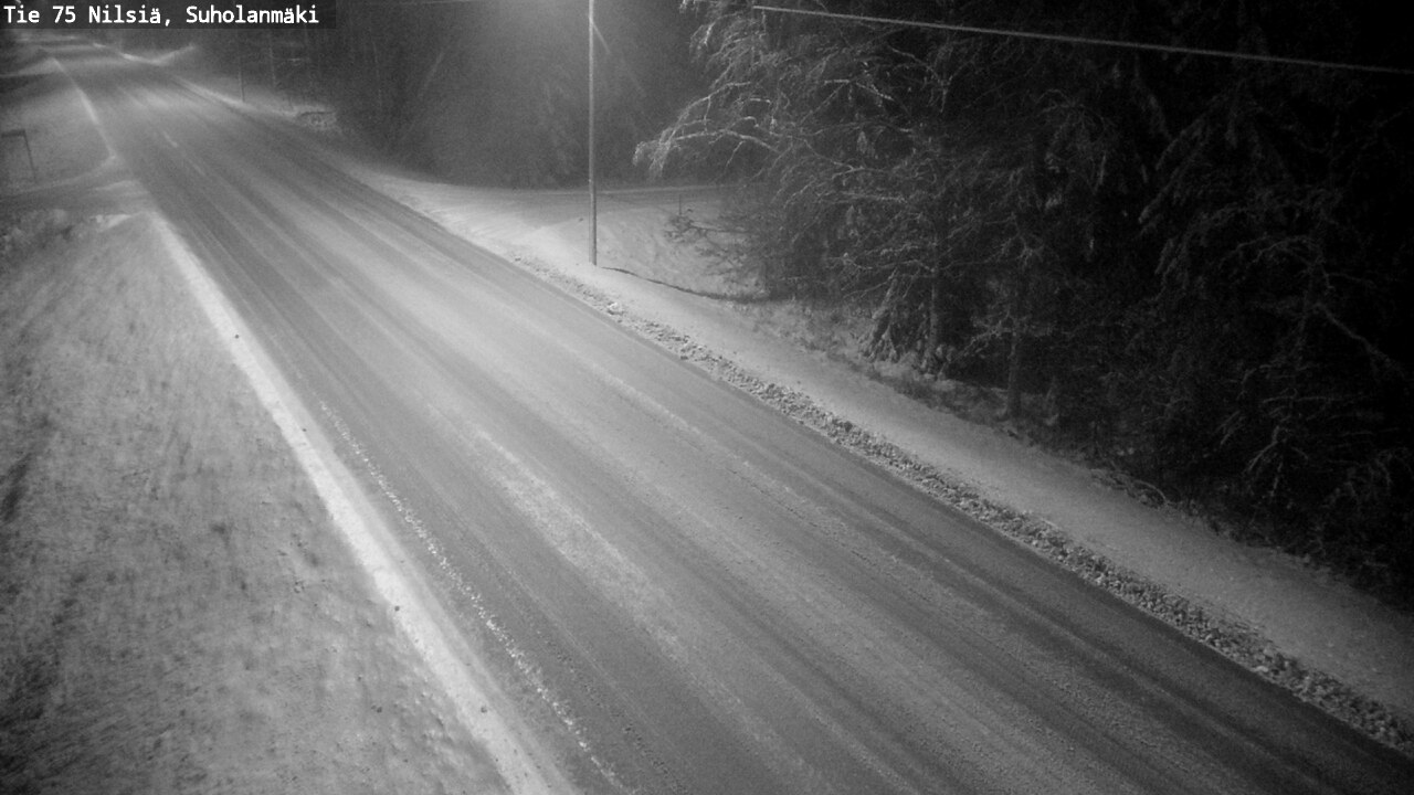 Weather Camera Image Road 75 Nilsiä, Suholanmäki, Kuopio, Pohjois-Savo